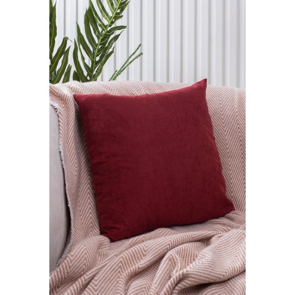 DEKOR DOM Dekorativna jastučnica 45x45cm Panoroma, bordo - 024450