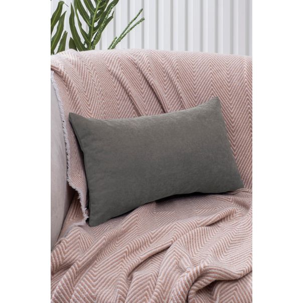 DEKOR DOM Dekorativna jastučnica 30x50cm Panoroma, siva - 024467