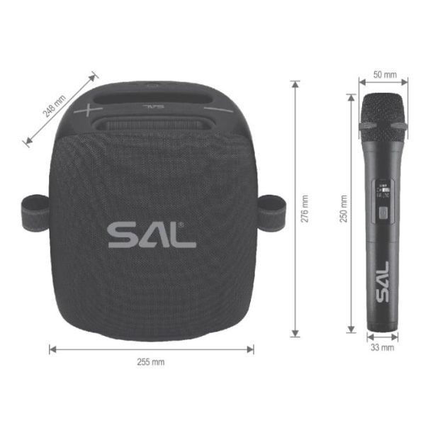 SAL Vodootporni bluetooth zvučnik - EP3103177
