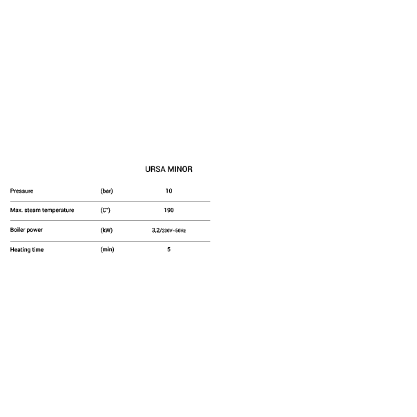 Biemmedue Ursa Minor - Profesionalni Paročistač (190°C, 10 bara, 3.2kW) - 88275