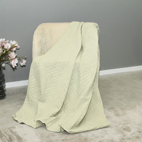 DEKOR DOM Prekrivač PASTELLO 160x220 - LIGHT GREEN - EP2888237