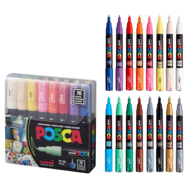 Posca set markera PC-1m 16/1 - 70300