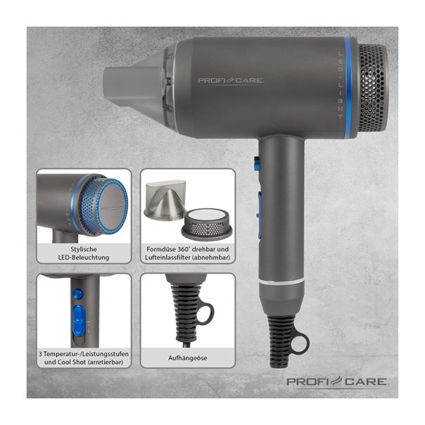 PROFI CARE Fen za kosu PC-HT 3082 - PC-HT3082PLAVI