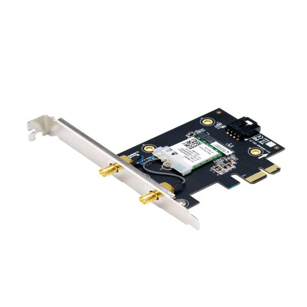 ASUS Mrežna kartica PCE-BE6500 WiFi 7/PCI-E /6GHz band, 4096-QAM/BT5.4, WPA3/2 antene - EP2632327