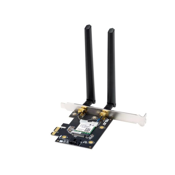 ASUS Mrežna kartica PCE-BE6500 WiFi 7/PCI-E /6GHz band, 4096-QAM/BT5.4, WPA3/2 antene - EP2632327
