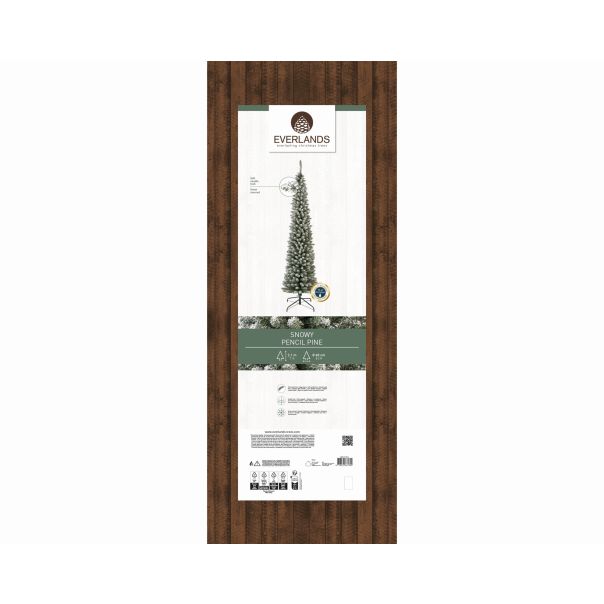 DEKOR DOM Novogodišnja jelka PENCIL PINE SNOWY 210cm - EP3287990