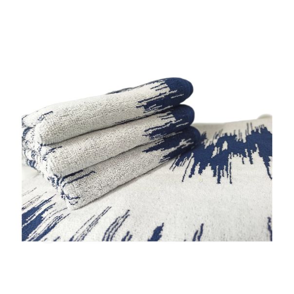 Peškir abstract teget 70x130cm - VLK000601-Teget