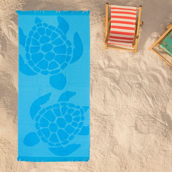 DEKOR DOM Peškir za plažu 70x140cm Beach Master, Turtle - 024694
