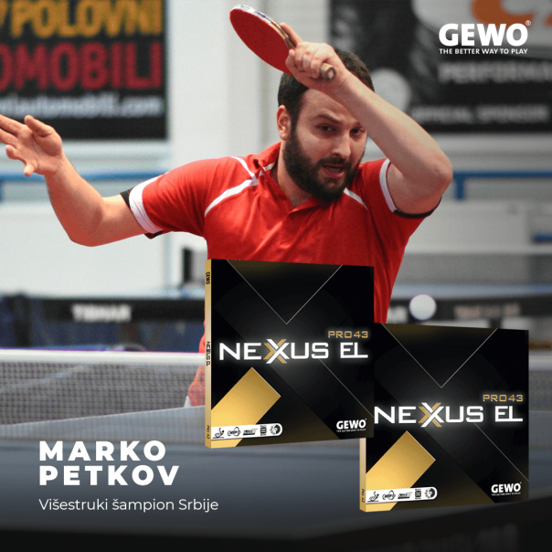 GEWO guma za stoni tenis Nexxus EL Pro 43 - 0010