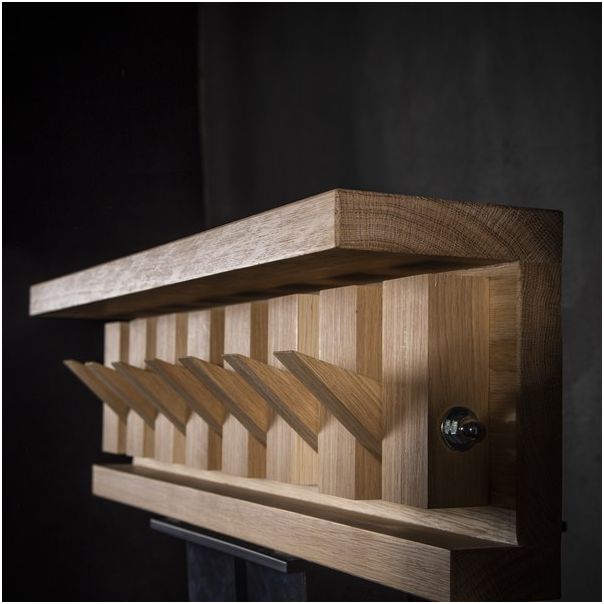 MEDA FURNITURE Drveni čiviluk za zid Piano - CiviPiano