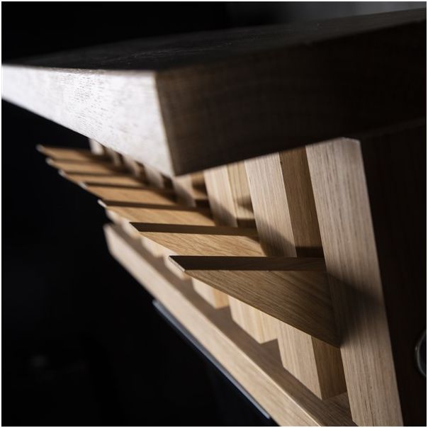 MEDA FURNITURE Drveni čiviluk za zid Piano - CiviPiano