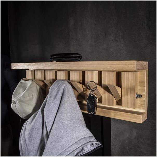 MEDA FURNITURE Drveni čiviluk za zid Piano - CiviPiano