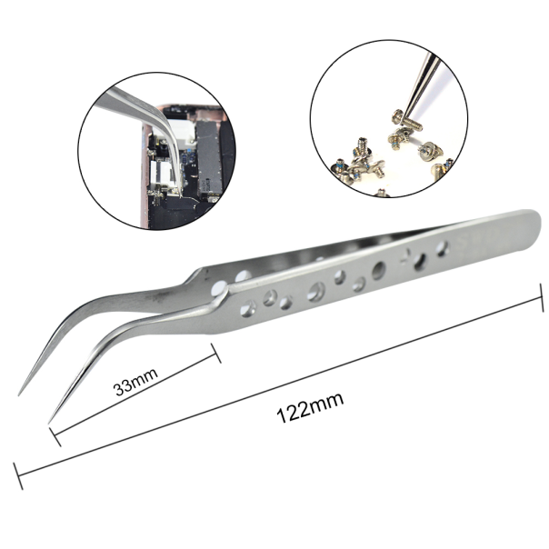 Pinceta kriva SWDT model 7-SA - 114609