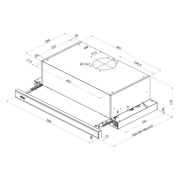 VOX Aspirator PIO 650 GL - 35285