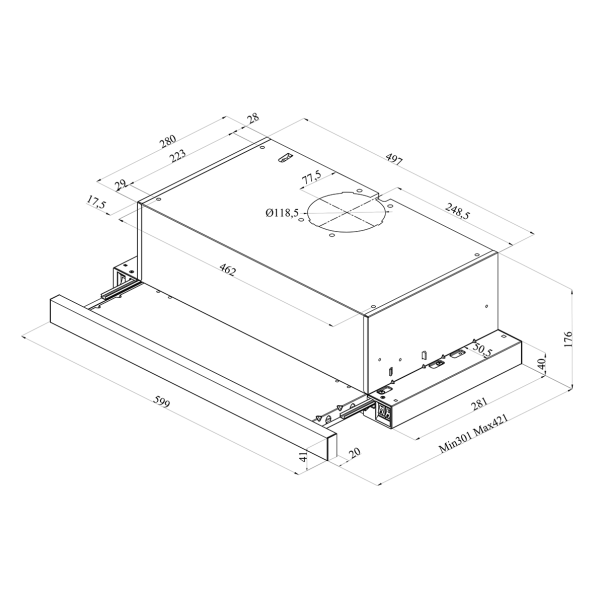VOX Aspirator PIO 650 W - 30803
