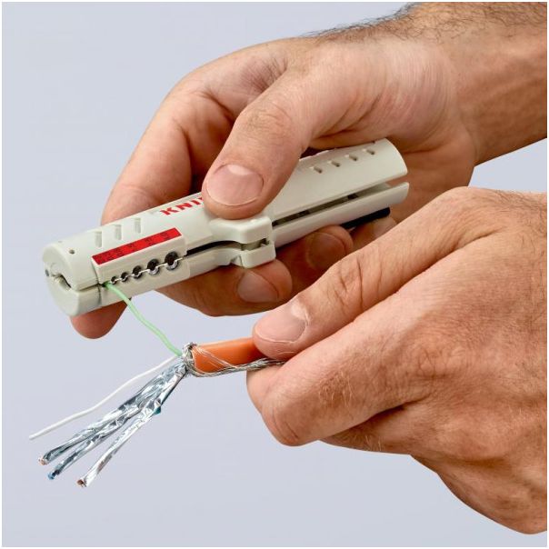 KNIPEX 16 65 125 SB alat za skidanje izolacije sa UTP kablova - PL035