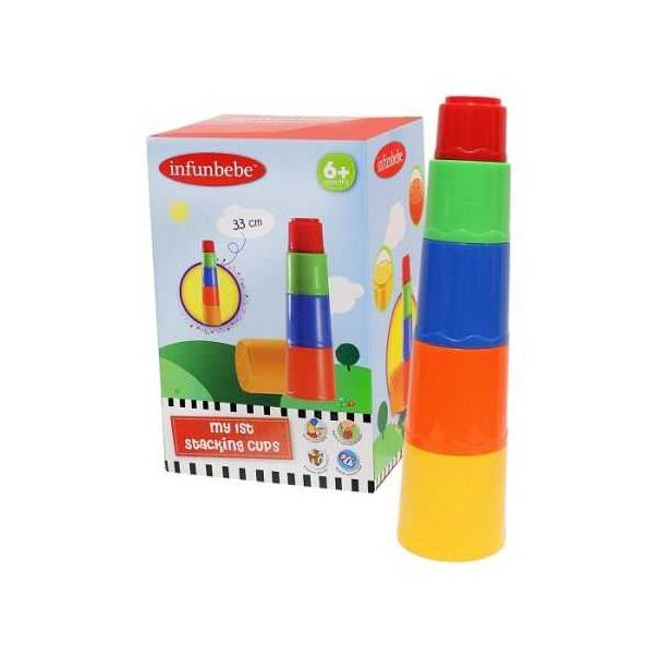 INFUNBEBE Igračka za bebe - Zaglavljene čase 5 komada 12+m - PL204-5