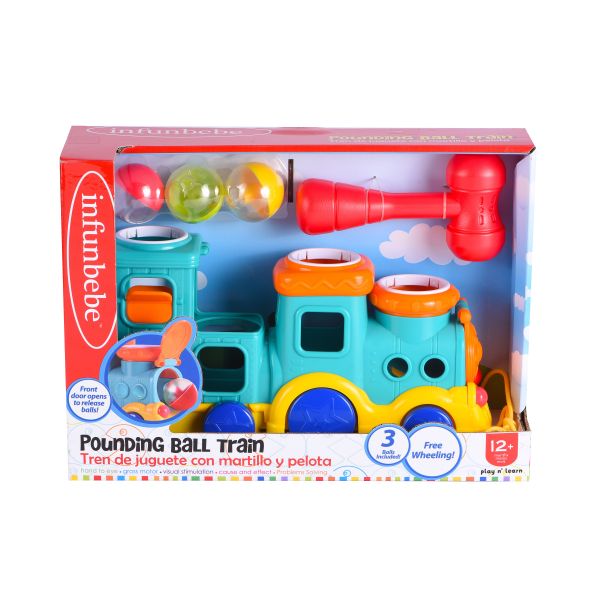 INFUNBEBE Igračka za bebe Pogodi oblik - vozić - PL5233