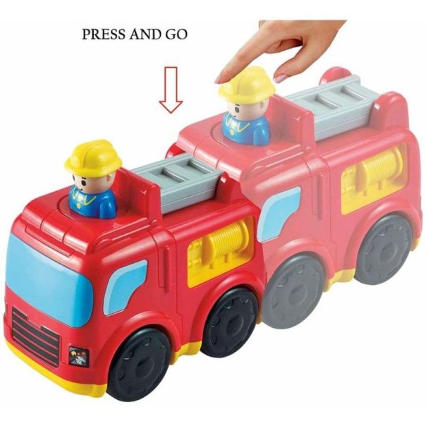 INFUNBEBE Igračka za bebe Press n go fire engine - PL7001