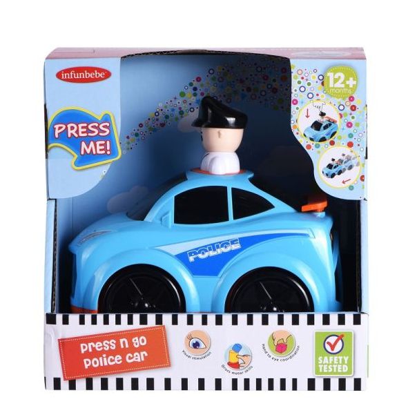 INFUNBEBE Igračka za bebe Press n go police car - PL7002
