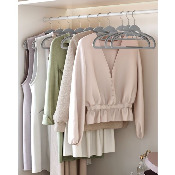 OSKAR Plastične vešalice sive 20kom crp41g - EP2827339