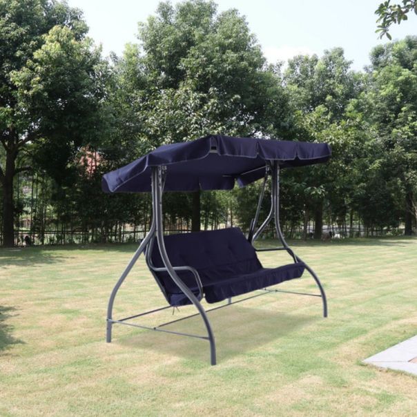 RECKMANN Baštenska Ljuljaška Plava 194x120x167cm - 1732-1