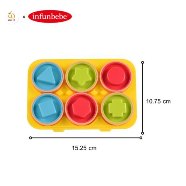 INFUNBEBE Igračka za bebe 6 Shape Sorter Eggs - PLE12-6