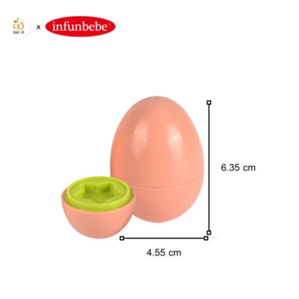 INFUNBEBE Igračka za bebe 6 Shape Sorter Eggs - PLE12-6