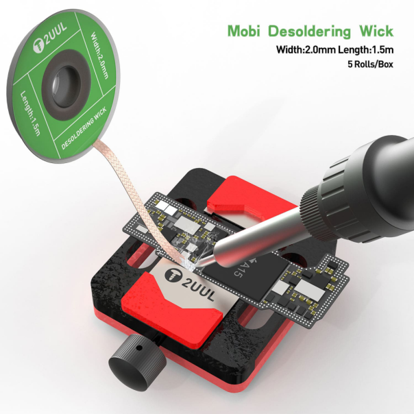 Pletenica za skidanje kalaja 2UUL Mobi Desoldering Wick CY2015 (5 Rolls/Box) - 206279