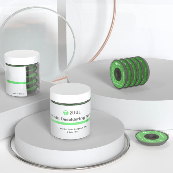 Pletenica za skidanje kalaja 2UUL Mobi Desoldering Wick CY2015 (5 Rolls/Box) - 206279