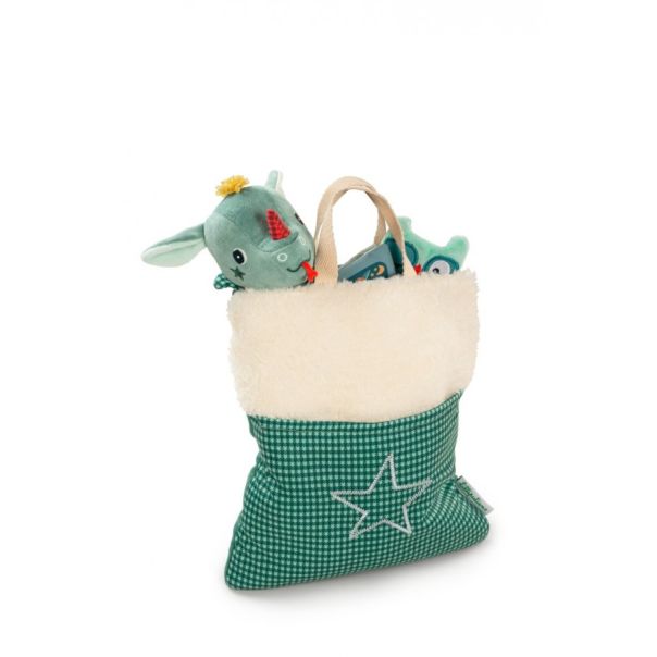 LILLIPUTIENS Plišana igračka zmaj Džo i njegov krevet - 83377