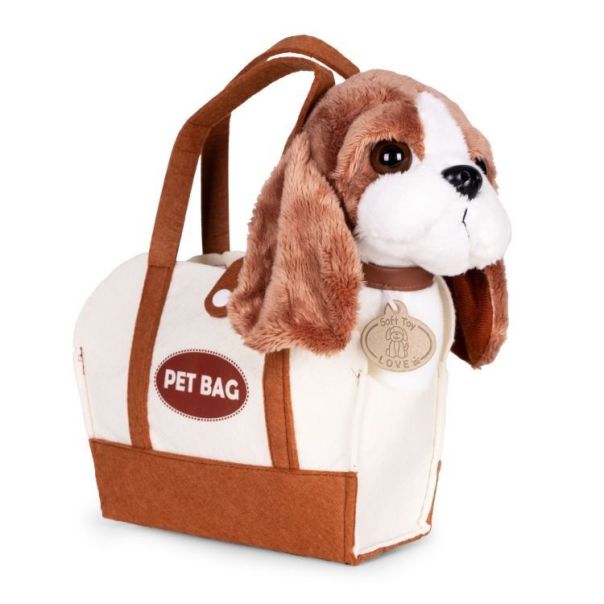 ECO TOYS Plišana igračka za decu, štene beogle, torba + četka za negu - EP2749337