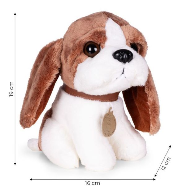 ECO TOYS Plišana igračka za decu, štene beogle, torba + četka za negu - EP2749337