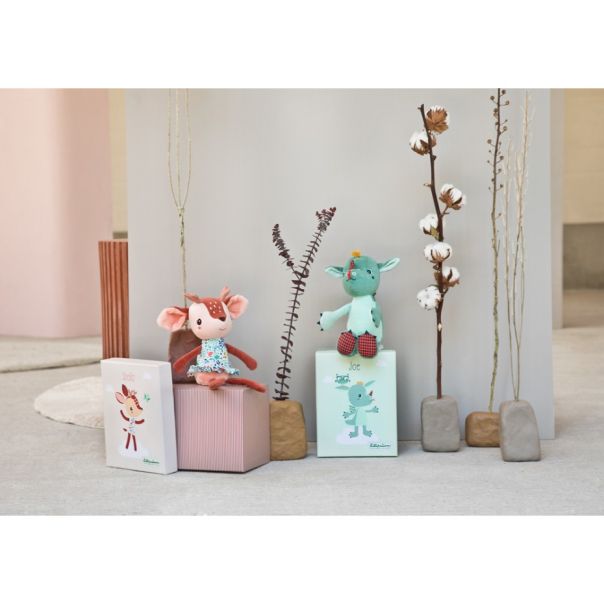 LILLIPUTIENS Plišana zvečka zmaj Džo - 83394