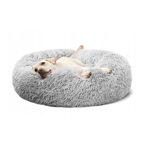 PETSI Plisani krevet za kucne ljubimce 100cm svetlo siva - EP2883093