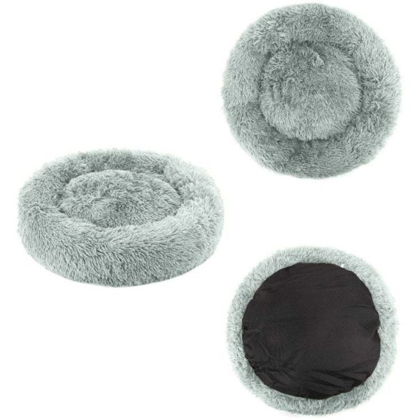 PETSI Plišani krevet za kućne ljubimce 60cm svetlo sivi - MODEL_15294_1