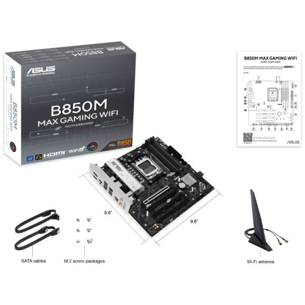 ASUS B850M MAX GAMING WIFI matična ploča - EP3100892