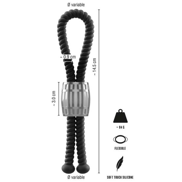 Podesivi prsten za penis Heavy Rope Cock Strap - 50042330000
