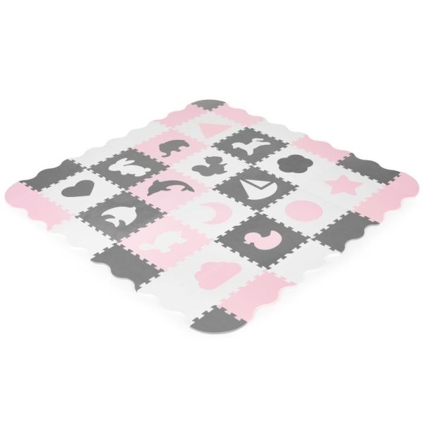 ECO TOYS Podne puzzle sa ogradicom Dry pool, 36 delova - ECOEVA013