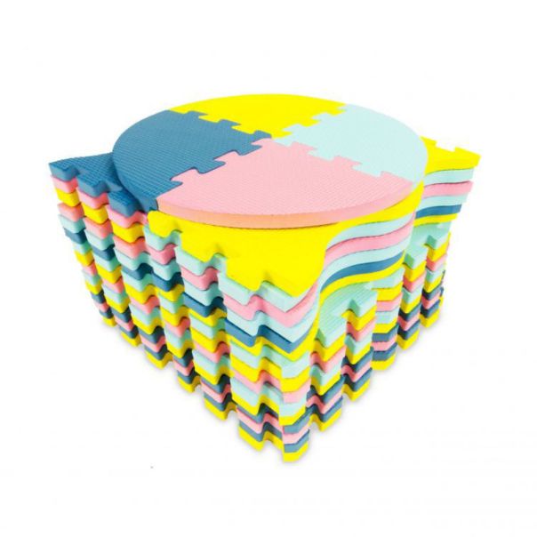 ECO TOYS Podne puzzle sa ogradom Dry pool, 25 delova - ECOEVA008