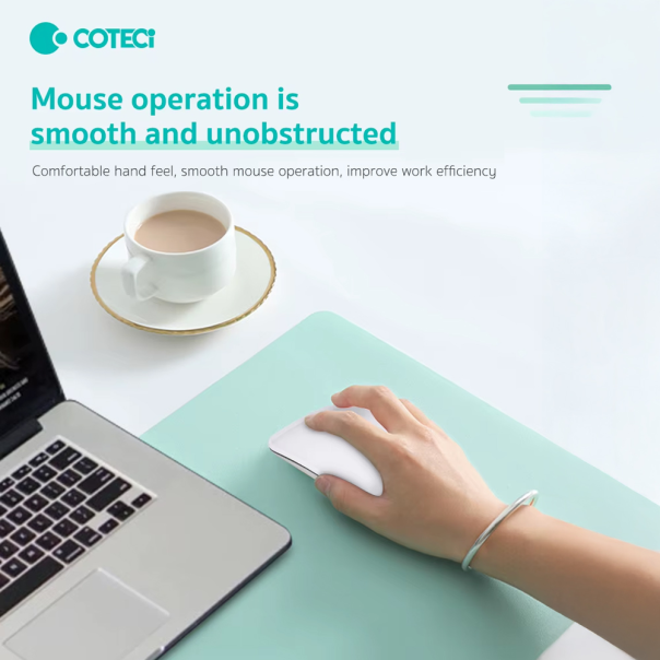 Podloga za miš Coteci S (30 x 60 cm) crno crvena - 224171