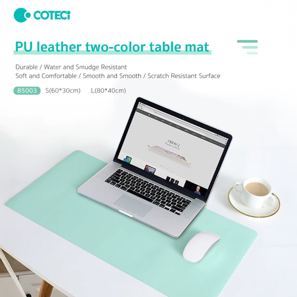 Podloga za miš Coteci S (30 x 60 cm) roze mint - 224172