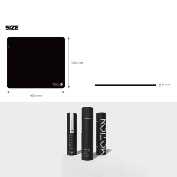 Podloga za miš Fantech Motion Pad MMT455 KAMINARI crna - G222355