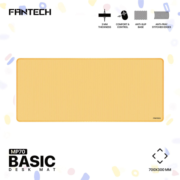 Podloga za miš Fantech MP70 Ddeskmat žuta - G221877