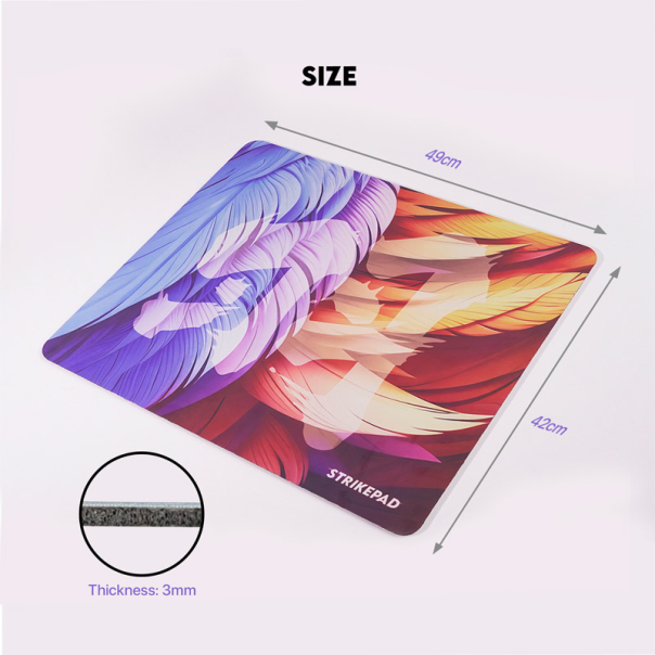 Podloga za miš Fantech MST491 Holographic Strikepad plava - G213446