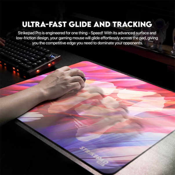 Podloga za miš Fantech MST491P Holographic Strikepad PRO crvena - G213448