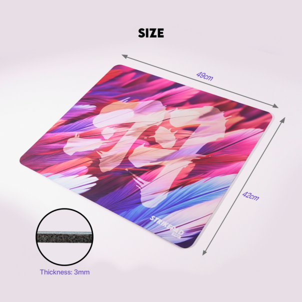 Podloga za miš Fantech MST491P Holographic Strikepad PRO crvena - 213448