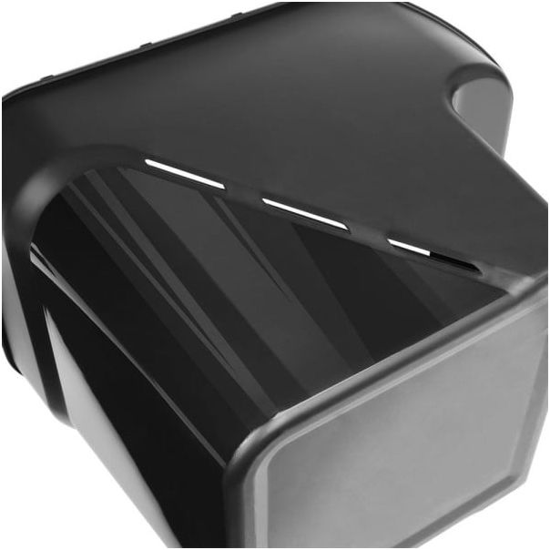 VILDE Kutija za odlaganje voća i  povrća sa poklopcem 13L, crna/siva - KUH000041A00000