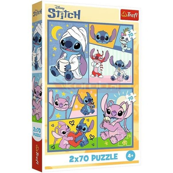 TREFL Puzzle Lilo & Stitch - 2x70 delova - 102957-T34444