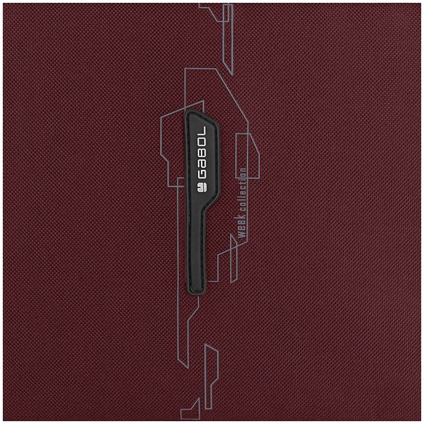 GABOL Neseser 30x20x20cm 11.4L Week ECO, bordo - 16NSG122312DB